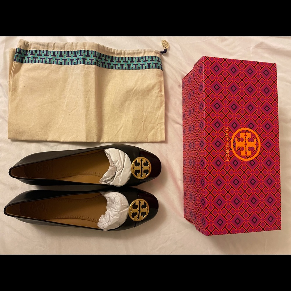 Black Tory Burch Flats 8.5
